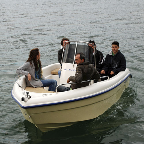 Barca open fuoribordo - BLU WATER 5.40 - Biskinis Bros S.A. - con console laterale / sportiva / max. 7 persone