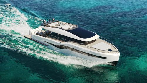 Motor-yacht da crociera - EDGE 65 - Van der Valk Shipyard - con fly / fuoribordo / con 3 cabine