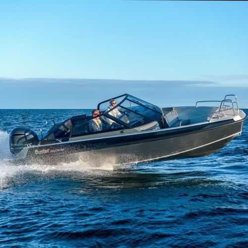 Runabout fuoribordo - MAGNUM - FISKARS Inha Works., Buster Boats - con dual console / bow-rider / in alluminio