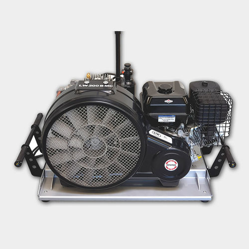 Compressore per immersione subacquea professionale - LW 250 B MC - Lenhardt & Wagner - per aria respirabile / a pistone / a benzina