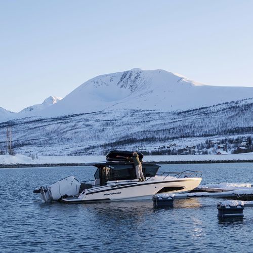 Cabin-cruiser fuoribordo - Coupe 905 V12 - Nordkapp Boats - bimotore / con cabina di pilotaggio / max. 9 persone