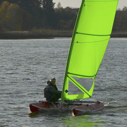 Catamarano sportivo gonfiabile - Ducky-13 - Inflatable Solution - Eduard Maydanik - singolo / cat boat