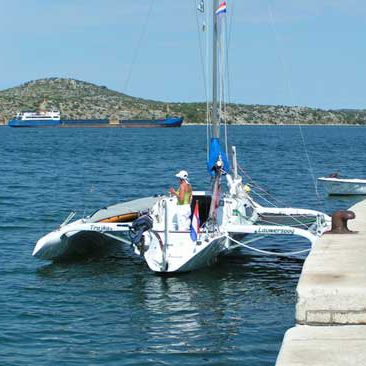 Trimarano - F-82A - Farrier Marine (NZ) - da crociera costiera / in legno / rimorchiabile