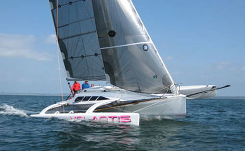 Trimarano - F-32AX - Farrier Marine (NZ) - da regata e crociera / con 1 cabina / con albero in carbonio