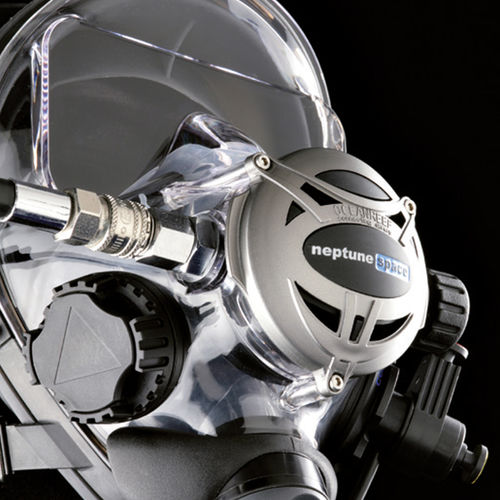 Maschera di immersione facciale integrale - NEPTUNE SPACE - Ocean REEF - per immersione subacquea professionale