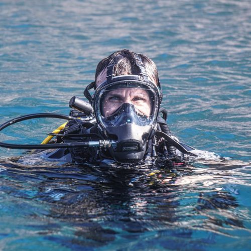 Maschera di immersione facciale integrale - NEPTUNE III BASIC - Ocean REEF - per immersione subacquea professionale