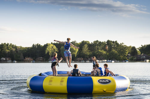 Gioco acquatico trampolini - Aqua Jump Eclipse 200 - RAVE Sports - per base turistica sportiva / gonfiabile