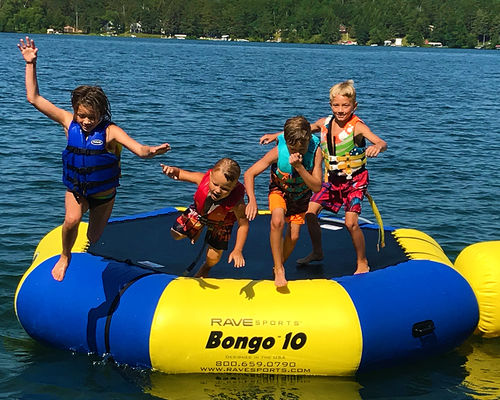 Gioco acquatico trampolini - Bongo 10 Water Bouncer - RAVE Sports - per base turistica sportiva / gonfiabile