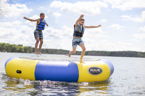Gioco acquatico trampolini - Bongo 13 Water Bouncer - RAVE Sports - per base turistica sportiva / gonfiabile