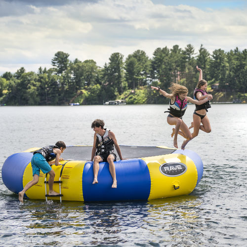 Gioco acquatico trampolini - Bongo 15 Water Bouncer - RAVE Sports - per base turistica sportiva / gonfiabile
