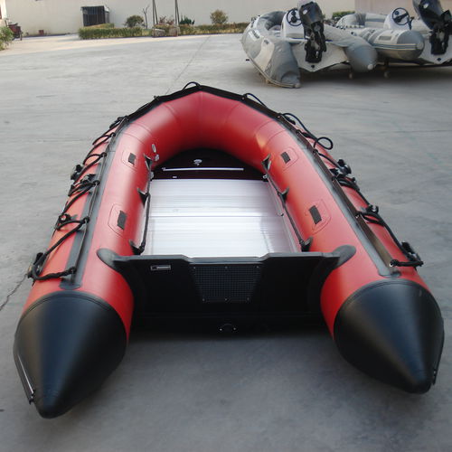 Gommone fuoribordo - UB330 V - Qingdao Lian Ya Boat Co.,Ltd. - pieghevole / pagliolato alluminio / con paramezzale gonfiabile