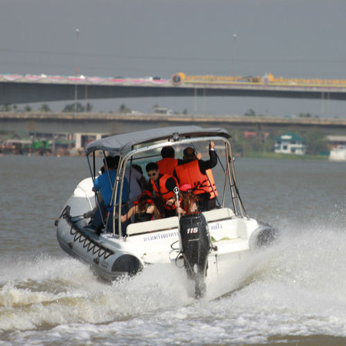 Gommone fuoribordo - HYP660 - Qingdao Lian Ya Boat Co.,Ltd. - diesel / semirigido / con console centrale