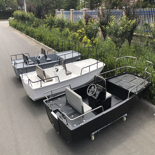 Barca open fuoribordo - FRP420 - Qingdao Lian Ya Boat Co.,Ltd. - da pesca sportiva / in fibra di vetro
