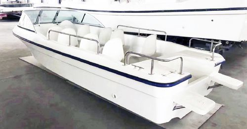 Barca da pesca e diporto fuoribordo - FRP20F double hull - Qingdao Lian Ya Boat Co.,Ltd. - open / da pesca sportiva / in fibra di vetro