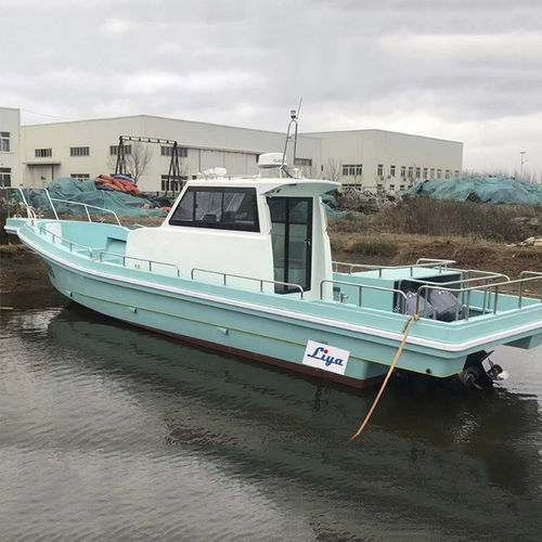 Barca da pesca e diporto fuoribordo - FRP43F - Qingdao Lian Ya Boat Co.,Ltd. - open / multiuso / da pesca e diporto