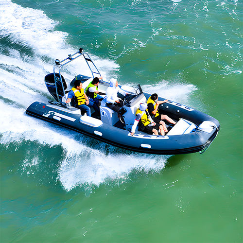 Gommone fuoribordo - RIB580-Alu - Qingdao Lian Ya Boat Co.,Ltd. - a benzina / open / con console centrale