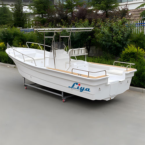Barca open fuoribordo - SW660-N - Qingdao Lian Ya Boat Co.,Ltd. - bimotore / con console centrale / max. 7 persone