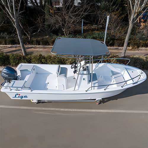 Barca open fuoribordo - SW580-N - Qingdao Lian Ya Boat Co.,Ltd. - con console centrale / max. 8 persone