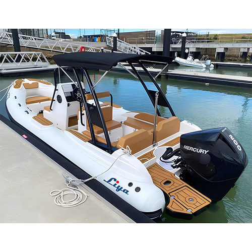 Gommone fuoribordo - HYP660 - Qingdao Lian Ya Boat Co.,Ltd. - a benzina / semirigido / con console centrale