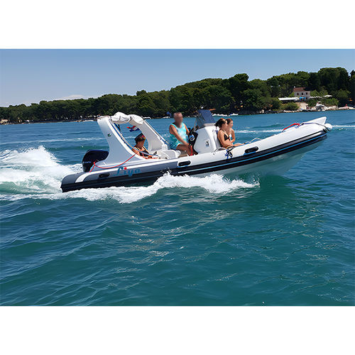 Gommone fuoribordo - LY430 - Qingdao Lian Ya Boat Co.,Ltd. - a benzina / RIB / con console laterale