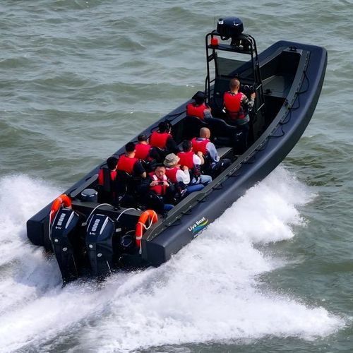 Barca professionale patrol boat - HY830-Alu - Qingdao Lian Ya Boat Co.,Ltd. - fuoribordo / in alluminio / con scafo rigido