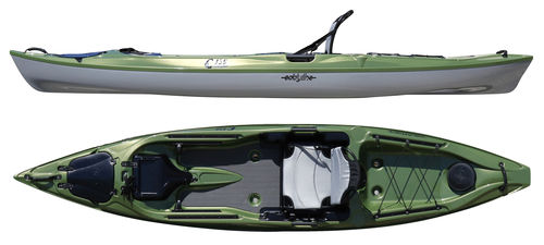 Kayak da mare - C-135 - Eddyline Kayaks - per adulto / monoposto / in polietilene