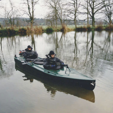 Canoa multiuso - Skua - KIRTON KAYAKS LTD - 2 posti / in alluminio / in polietilene