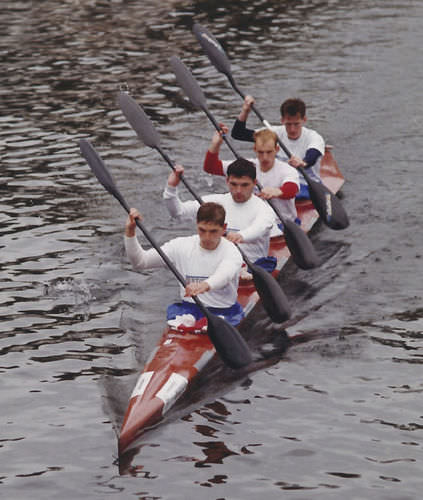 Kayak sprint - Commander K4 - KIRTON KAYAKS LTD - per adulto / 4 posti