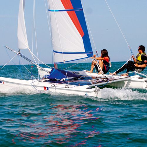 Catamarano sportivo da turismo - Phantom 18' - CNA Centro Nautico Adriatico - per scuola / per due persone / con trapezio doppio