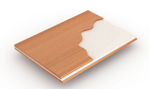 Pannello sandwich per allestimento navale - LARIMAR® PET 100% RECYCLABLE - BELLOTTI SPA - in legno / in legno compensato / in okoumé