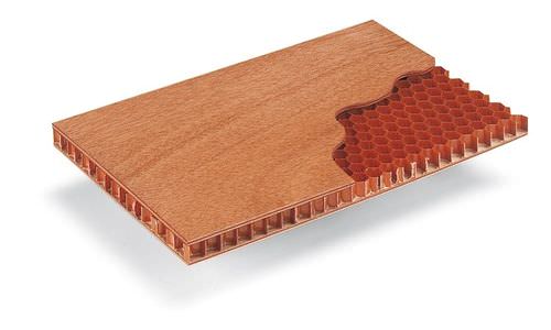 Pannello sandwich decorativo - NOMEX® DECORE TM - BELLOTTI SPA - a nido d'ape / in legno