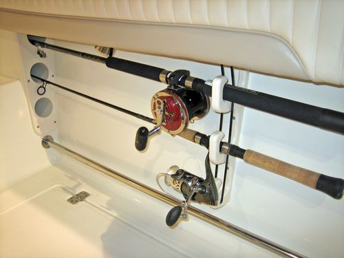 Rastrelliera per canne da pesca - Teak Isle Mfg.
