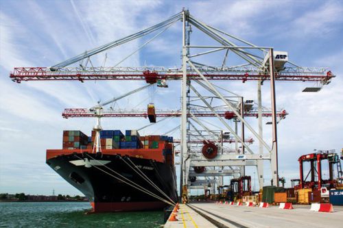 Portainer post-panamax - STS - Liebherr-International Deutschland