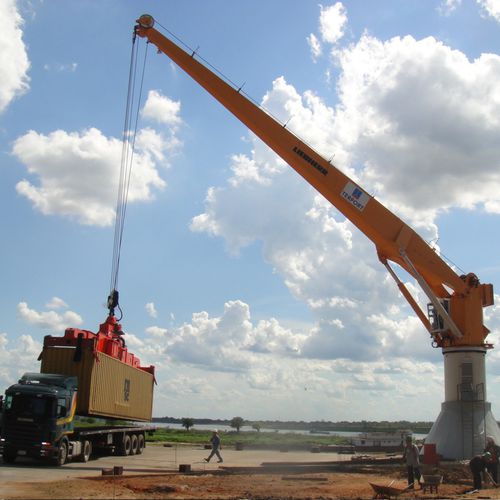 Gru portuale - FCC Series - Liebherr-International Deutschland - articolata / con braccio impennabile