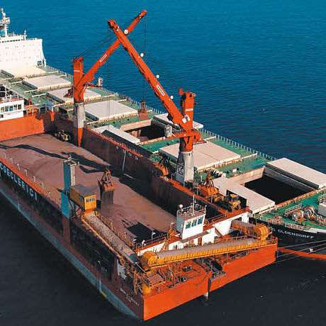 Gru per nave gru - CBG series - Liebherr-International Deutschland - su piattaforma galleggiante / per carico pesante / con braccio articolato