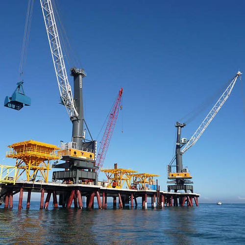Gru portuale - LFS - Liebherr-International Deutschland - con braccio impennabile