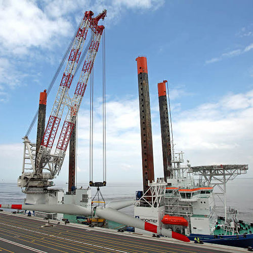 Gru per nave gru - CAL Series - Liebherr-International Deutschland - per carico pesante / con braccio impennabile