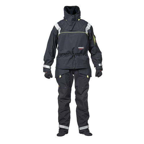 Muta stagna per sport nautici - GEMINO OPERATIVE BLACK - Ursuit - a maniche lunghe / con cappuccio / due pezzi