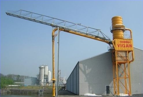 Scaricatore di navi pneumatico - Tower NIV 400 - VIGAN Engineering S.A. - continuo / mobile