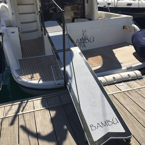 Passerella per barca - Prestige - Black line - GS Composite - pieghevole / manuale / in carbonio