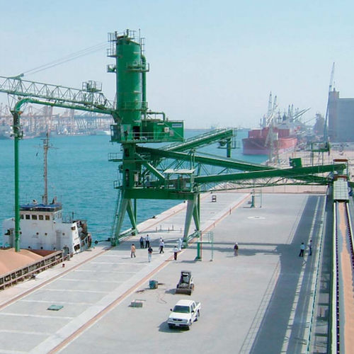 Scaricatore di navi continuo - COMBIPORT - NEUERO Industrietechnik GmbH - pneumatico / su rotaie