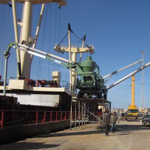 Caricatore/scaricatore di navi pneumatico - GSD  - NEUERO Industrietechnik GmbH - a nastro