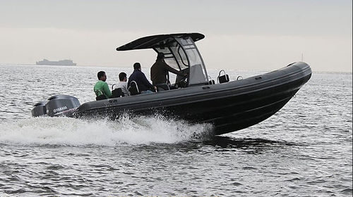Barca professionale patrol boat - DM850 - Tiger Marine - barca di supporto per immersioni / fuoribordo / gommone semirigido