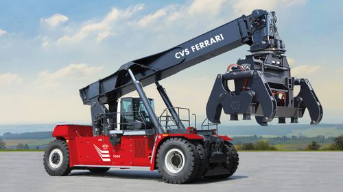 Reach stacker spreader dall'alto - F500 series - CVS Ferrari - per container pieni