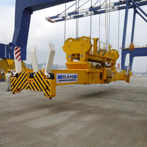 Spreader per portainer di scarico - 2900  - RAM Spreaders - per portainer di impilamento / per contenitori / telescopico