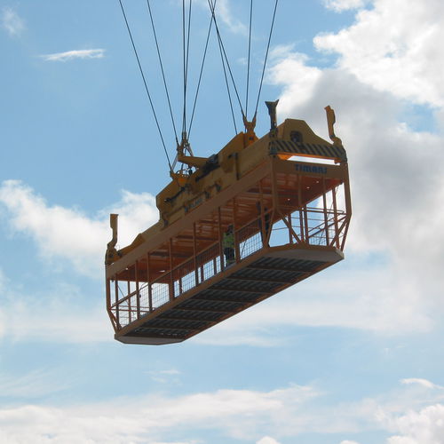 Gabbia per personale di intervento per spreader per container - Lashing Cage - TIMARS AB