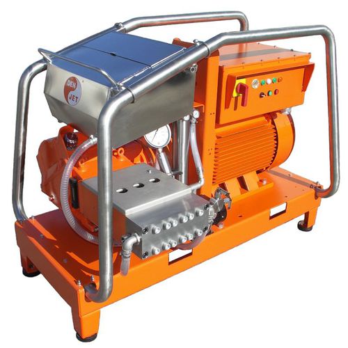 Pulitore ad alta pressione marino - CE150 Series - DEN-JET Marine Pte - per nave / montato su chassis / con motore elettrico