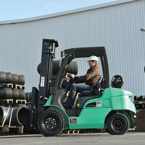 Carrello elevatore per cantiere navale - FG15-35(C)N series - Mitsubishi Forklift Trucks - a ruote indipendenti