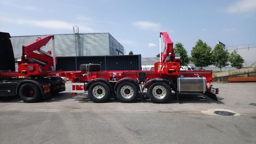 Carrello portacontainer - HALF - Boxloader - per terminale portuario / con caricamento laterale / autocaricante
