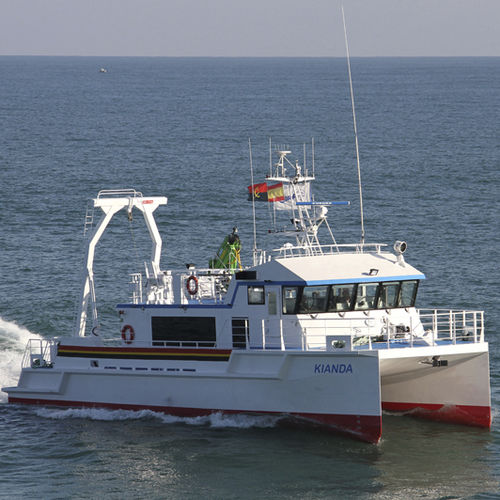 Barca professionale nave idrografica - Kianda - Armon Shipyards - catamarano / entrobordo